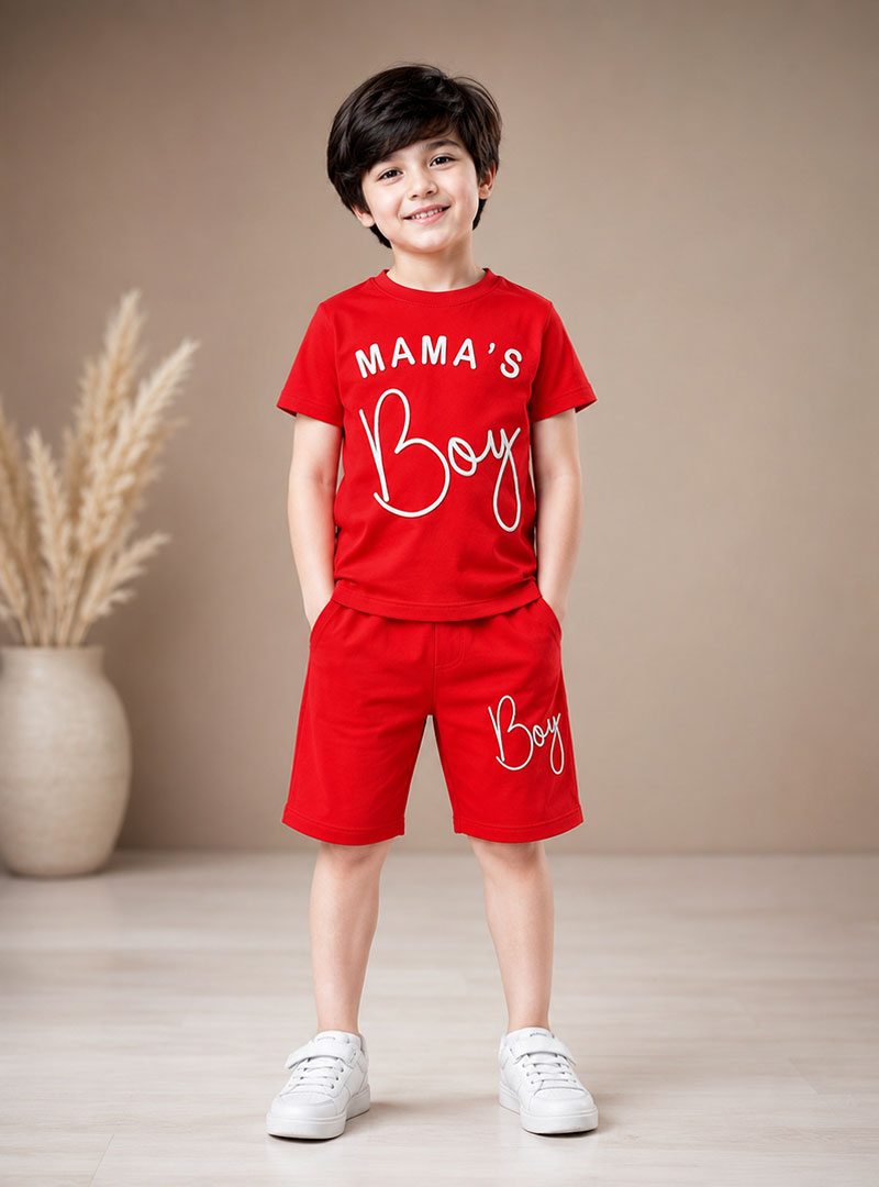 Mama’s Boy Kids Casual Summer Set