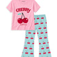Cherry Blossom Flared Co ord Set