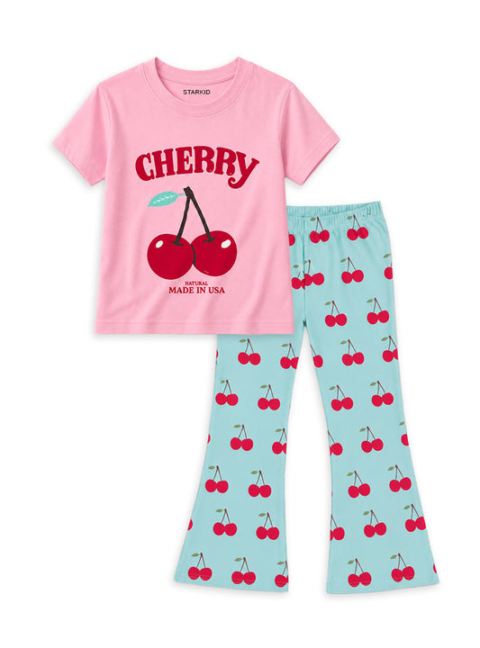 Cherry Blossom Flared Co ord Set
