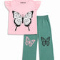 Girls Butterfly Bloom Co Ord Set