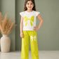 Girls Neon Bow Co Ord Set