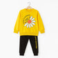 Love Yourself Daisy Printed Sweatshirt & Jogger Set – Kids Winter Wear
