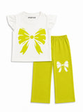 Girls Neon Bow Co Ord Set