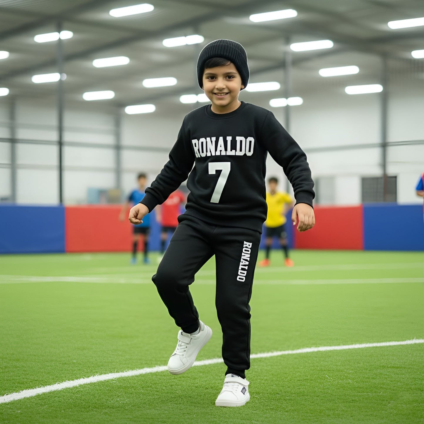 Star Kid – Ronaldo 7 Printed Sweatshirt & Jogger Tracksuit for Kids