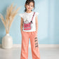 Girls Cute Kitty Co Ord Set