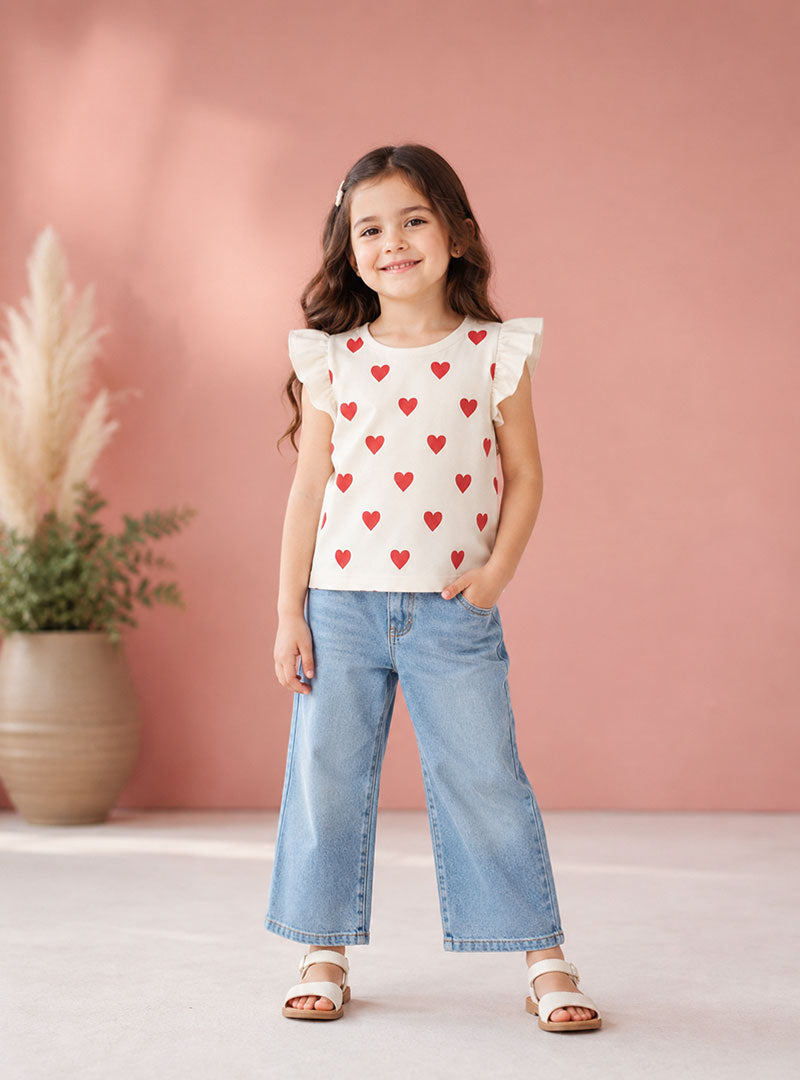 Girls Heart Pop Tee
