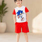 Red & White Sonic Cartoon Short Set