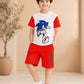Red & White Sonic Cartoon Short Set