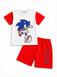 Red & White Sonic Cartoon Short Set
