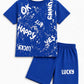 Lucky Graffiti Print Boys Summer Set