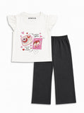 Girls Bestie Selfie Co Ord Set