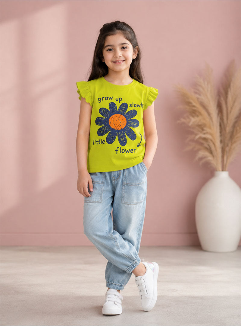 Girls Daisy Bloom Tee
